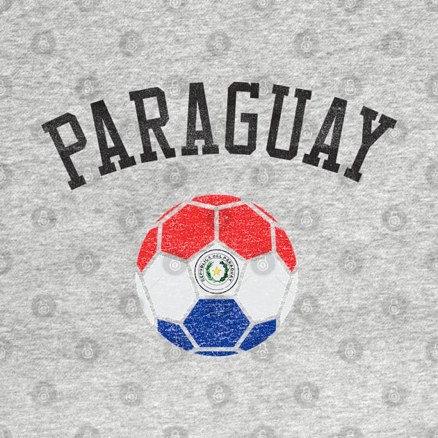 Paraguay Soccer Team Heritage Flag by ryanjaycruz